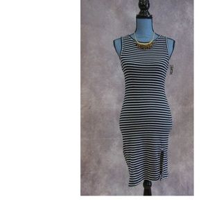 NEW 5 More MInutes Nautical Blue White Tank Dress